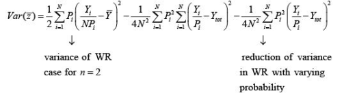 Probability proportional to size sampling - 2, CSIR-NET Mathematical Sciences | Mathematics for IIT JAM, GATE, CSIR NET, UGC NET