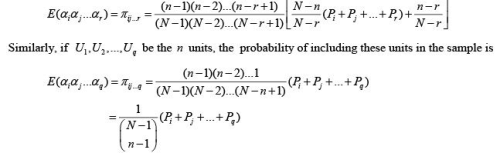 Probability proportional to size sampling - 2, CSIR-NET Mathematical Sciences | Mathematics for IIT JAM, GATE, CSIR NET, UGC NET