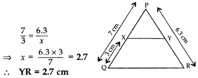 Unit Test (Solutions): Triangles | Mathematics (Maths) Class 10