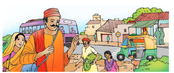 Worksheet Solutions: Going to the Mela | Worksheets with solutions for Class 3