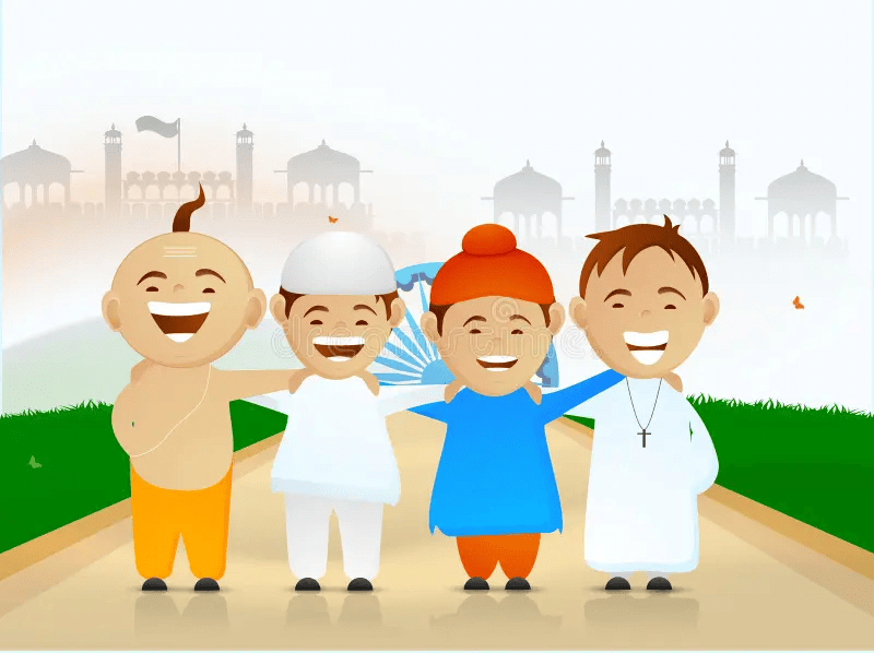 Worksheet Solutions: हम अनेक , किंतु एक | Worksheets with solutions for Class 3