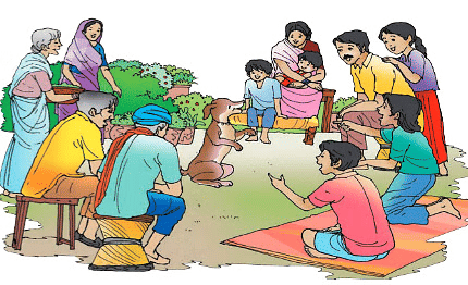 Worksheet Solutions: Family and Friends | Worksheets with solutions for Class 3