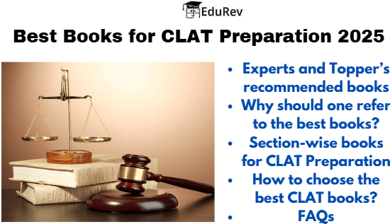 Best Books For CLAT Preparation 2026: Subject Wise Recommended Books by Expert & Toppers | How to Study for CLAT