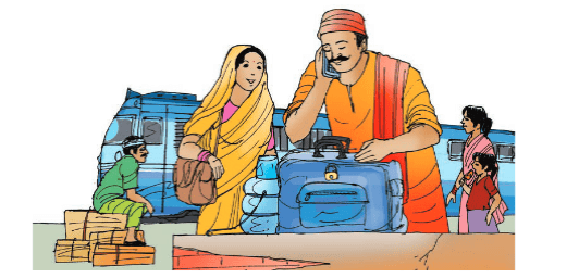 Worksheet Solutions: Going to the Mela | Worksheets with solutions for Class 3