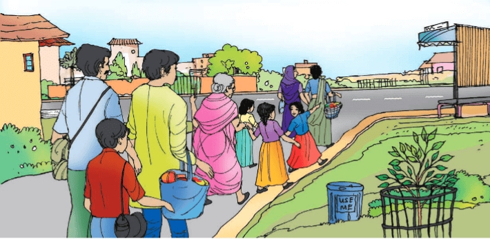 Worksheet Solutions: Going to the Mela | Worksheets with solutions for Class 3