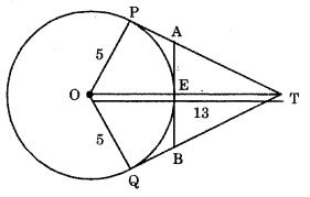 Unit Test (Solutions): Circles | Mathematics (Maths) Class 10