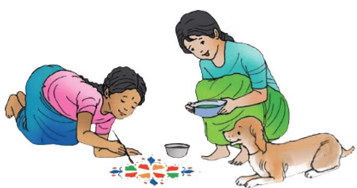 Worksheet Solutions: Family and Friends | Worksheets with solutions for Class 3