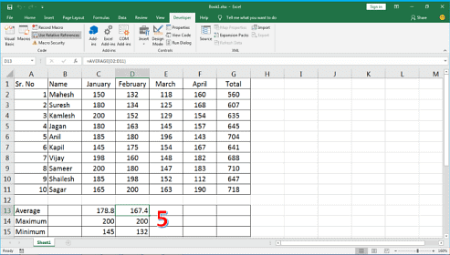 Create & Use macros in Spreadsheet - Class 10