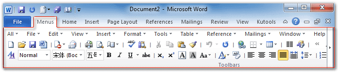 Menu Bar