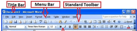 Standard Toolbar
