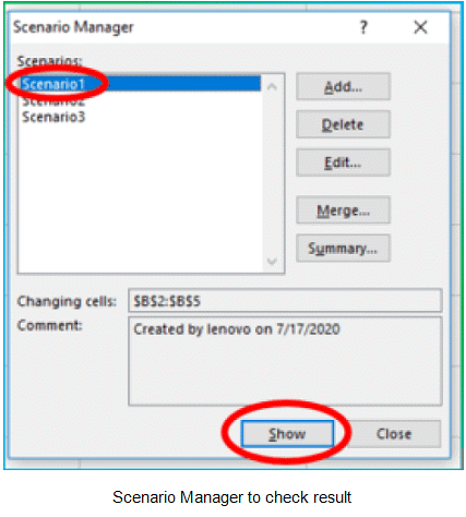 Analyse Data using Scenarios & Goal Seek | Information Technology for Class 10