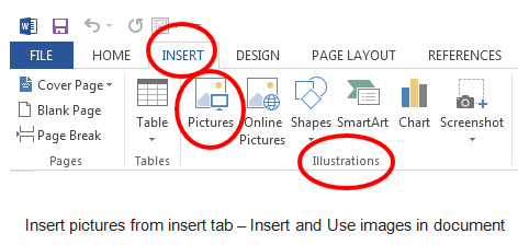 Insert & Use images in document - Class 10