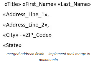 Implement the Mail Merge - Class 10