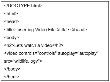 HTML Advanced: Short Answer Type Questions | Computer Application: Class 10