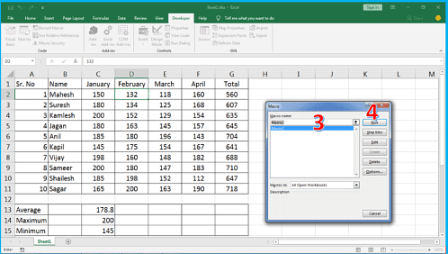 Create & Use macros in Spreadsheet - Class 10