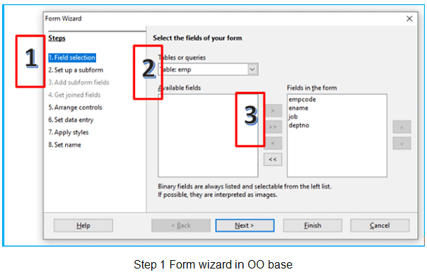 Create forms & Reports using the wizard - Class 10