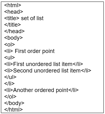 HTML Advanced: Short Answer Type Questions | Computer Application: Class 10