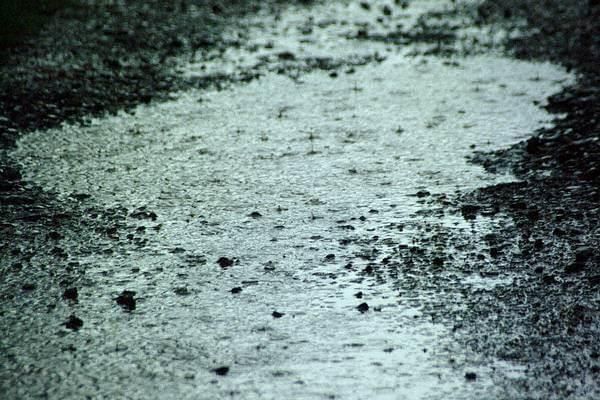 Fig: Soil erosion by rain