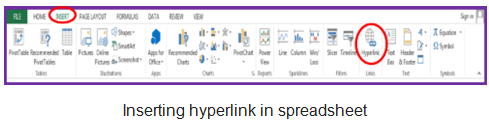 Link Data & Spreadsheets | Information Technology for Class 10