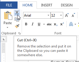 Cut Text