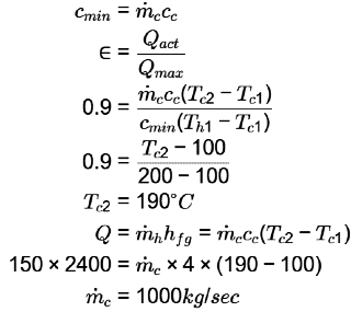 GATE Past Year Questions: Heat Exchangers | Heat Transfer - Mechanical Engineering