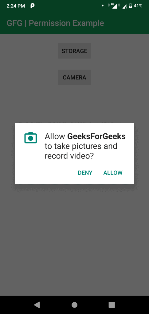 How to Request Permissions in Android Application? - Software Development