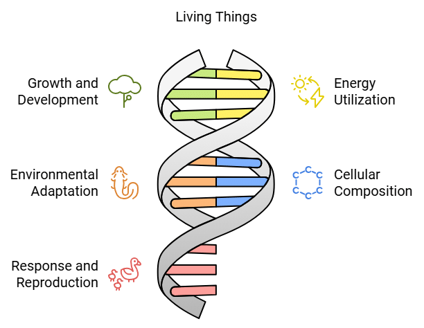 Differences between Living & Non-Living things | Science Class 5