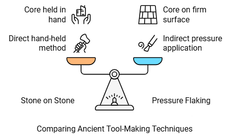 पत्थर के औजार और उनके निर्माण की प्रक्रिया