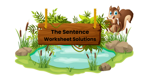 The Sentence Class 6 Worksheet English Grammar