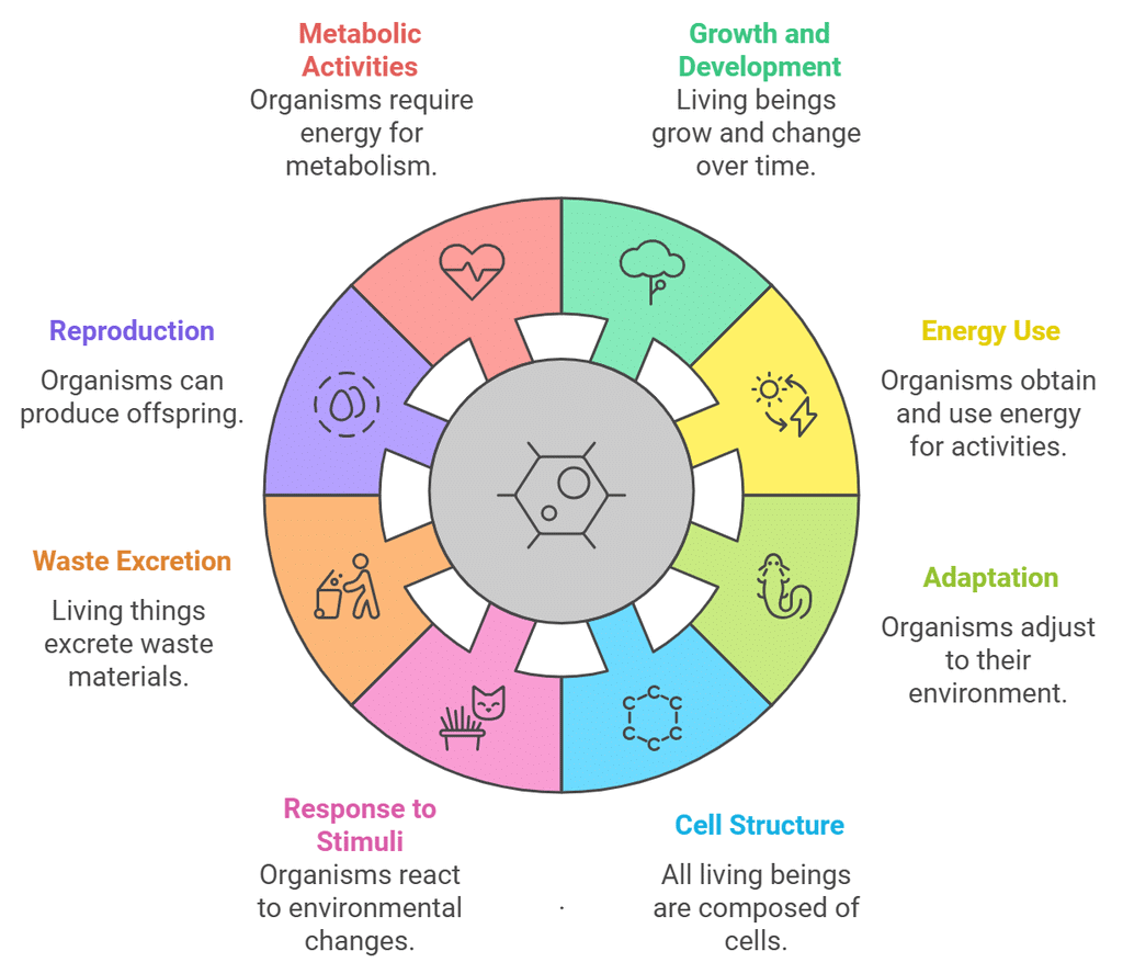  Criteria to identify living things