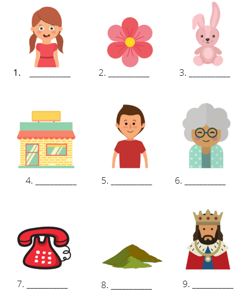 Worksheet: Pronouns - 1 | English for LKG