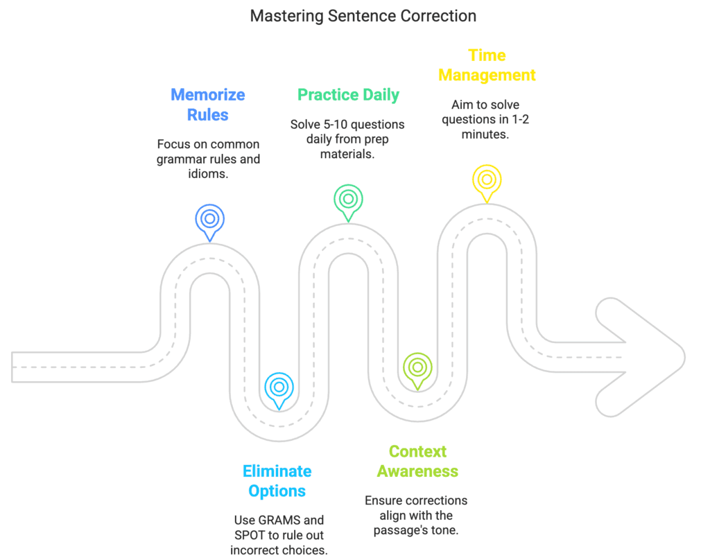 Mnemonics for Sentence Correction | Verbal Ability & Reading Comprehension (VARC) - CAT