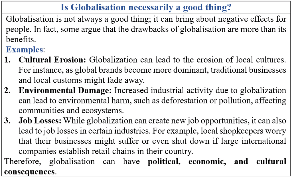 Is Globalisation good?