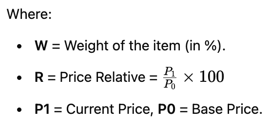 Index Numbers Class 11 Economics