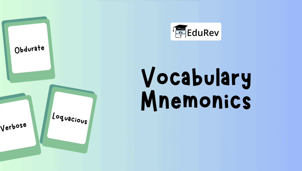 Vocabulary Mnemonics | Verbal Ability & Reading Comprehension (VARC) - CAT