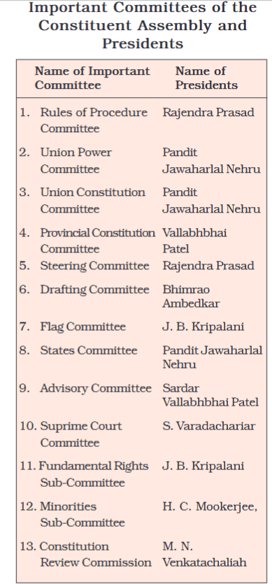 Framing the Constitution Class 12 History