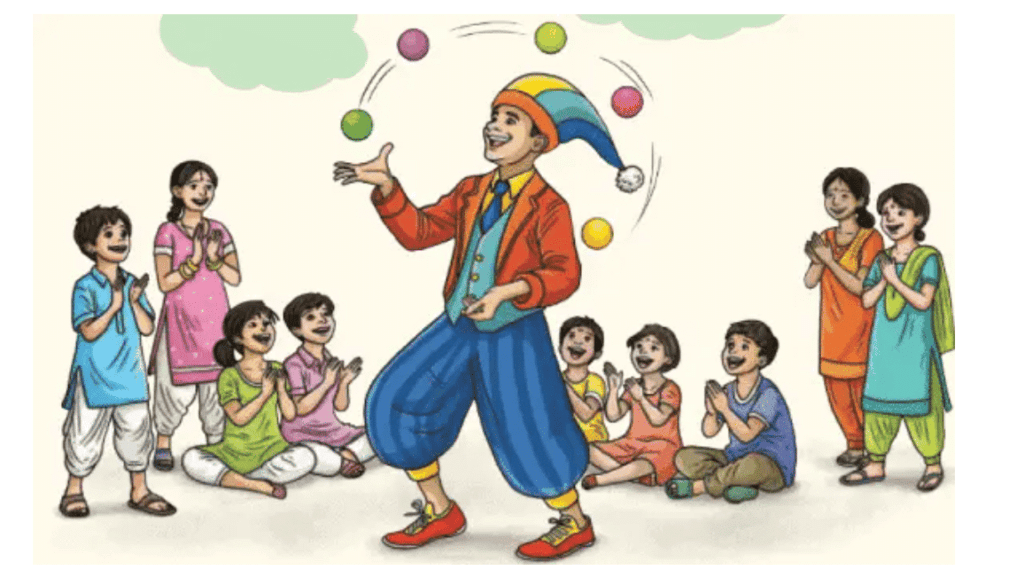 CBSE Class 7 English Unit 2 A Funny Man Worksheet - Free Download