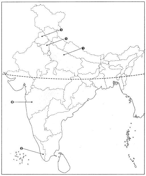 Map Based Questions: Agriculture | Social Studies (SST) Class 10