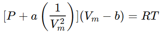 Van der Waals equation and the theorem of corresponding states | Physical Chemistry