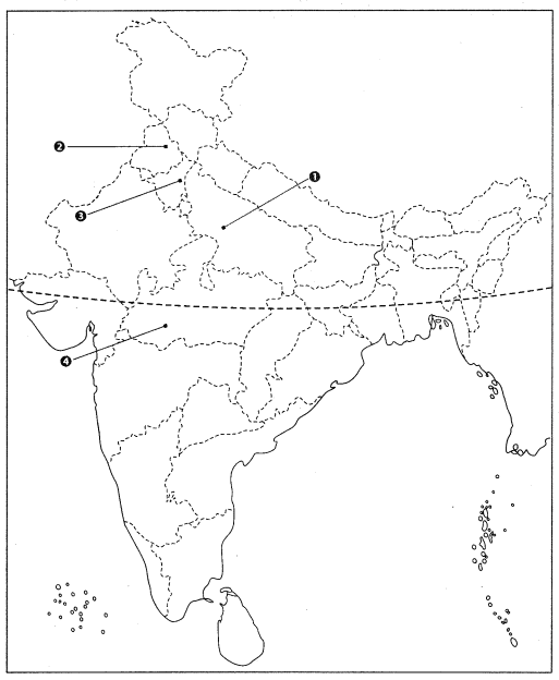 Map Based Questions: Agriculture | Social Studies (SST) Class 10