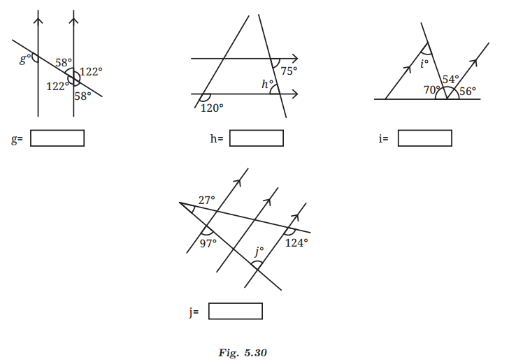 NCERT Solutions for Class 7 Maths Chapter 5 Parallel and Intersecting Lines