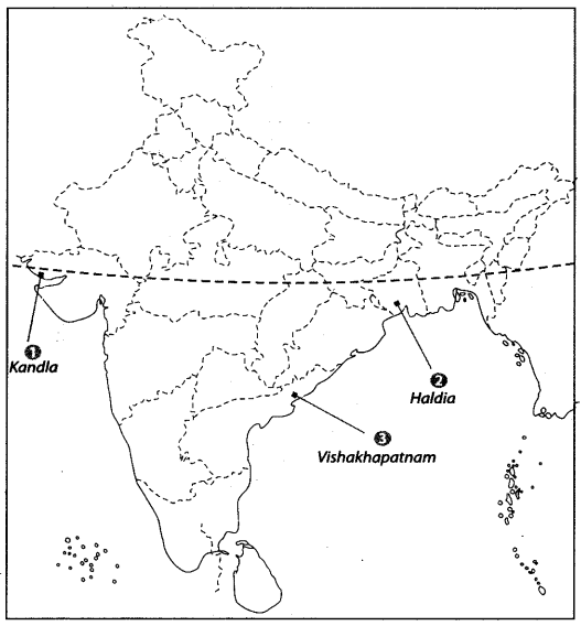 Map Based Questions: Life Lines of National Economy | Social Studies (SST) Class 10
