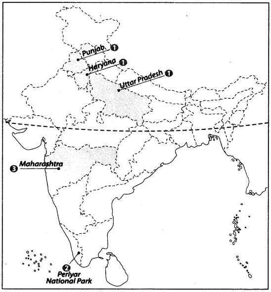 Map Based Questions: Agriculture | Social Studies (SST) Class 10