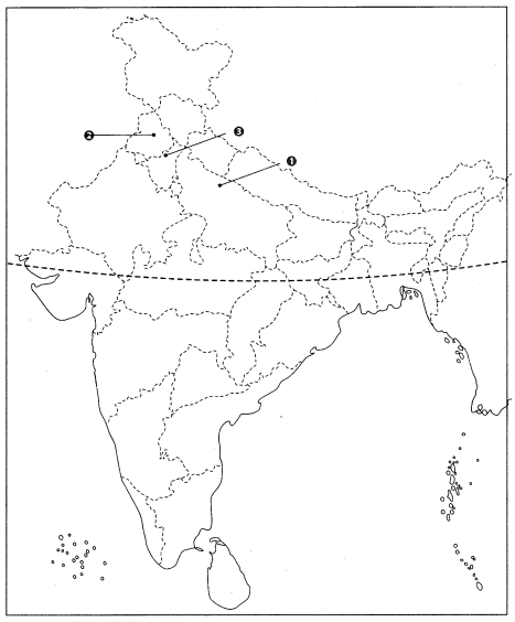 Map Based Questions: Agriculture | Social Studies (SST) Class 10
