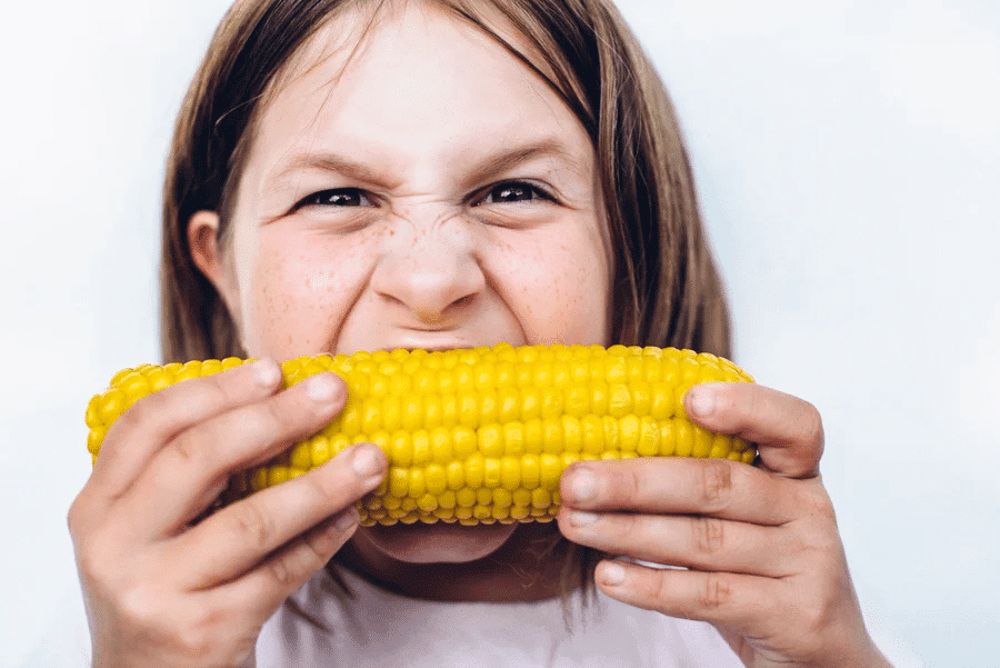 Chewing Corn
