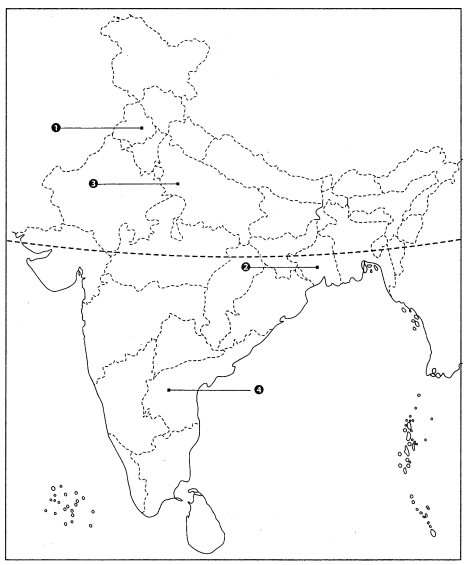 Map Based Questions: Agriculture | Social Studies (SST) Class 10