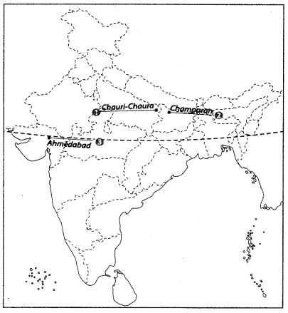 Map Based Questions: Nationalism in India | Social Studies (SST) Class 10