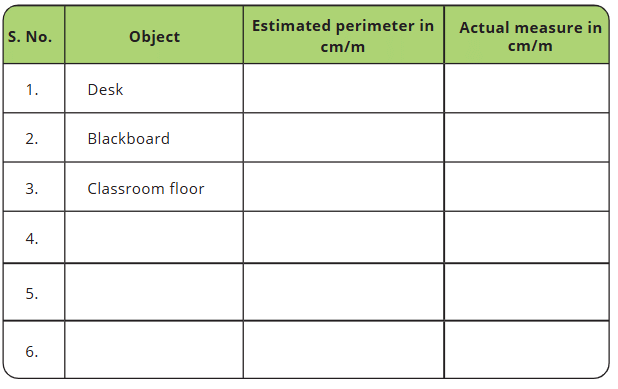 NCERT Solutions for Class 4 Maths Chapter 6 - Measuring Length