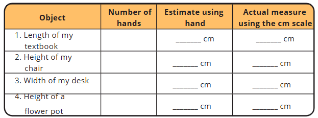 NCERT Solutions for Class 4 Maths Chapter 6 - Measuring Length