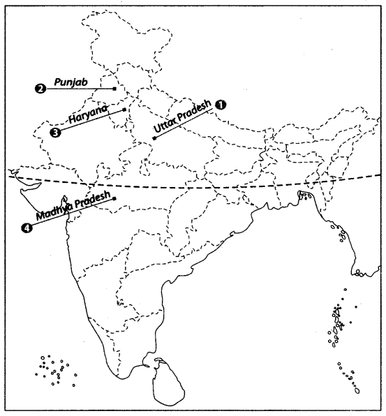 Map Based Questions: Agriculture | Social Studies (SST) Class 10